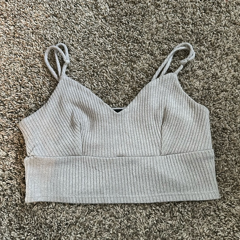 Ribbed Knit Crop Top